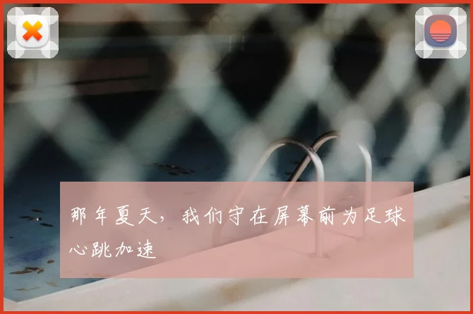 那年夏天，我们守在屏幕前为足球心跳加速